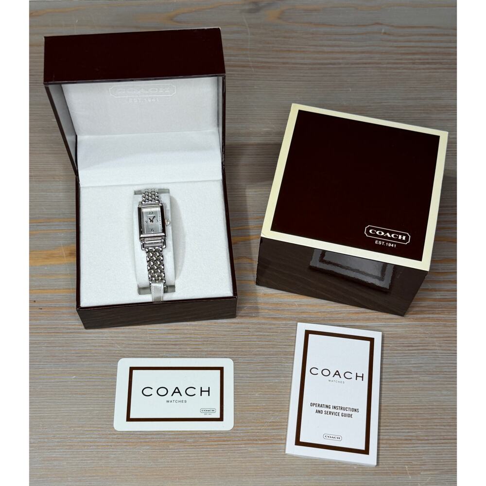 Coach Women’s Madison Tank Wrist Watch 0820 Series